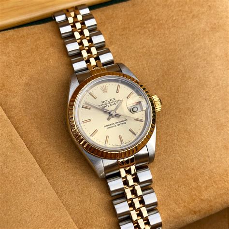 rolex two tone women|69173 Rolex ladies datejust.